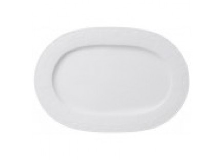 White Pearl Oval Platter